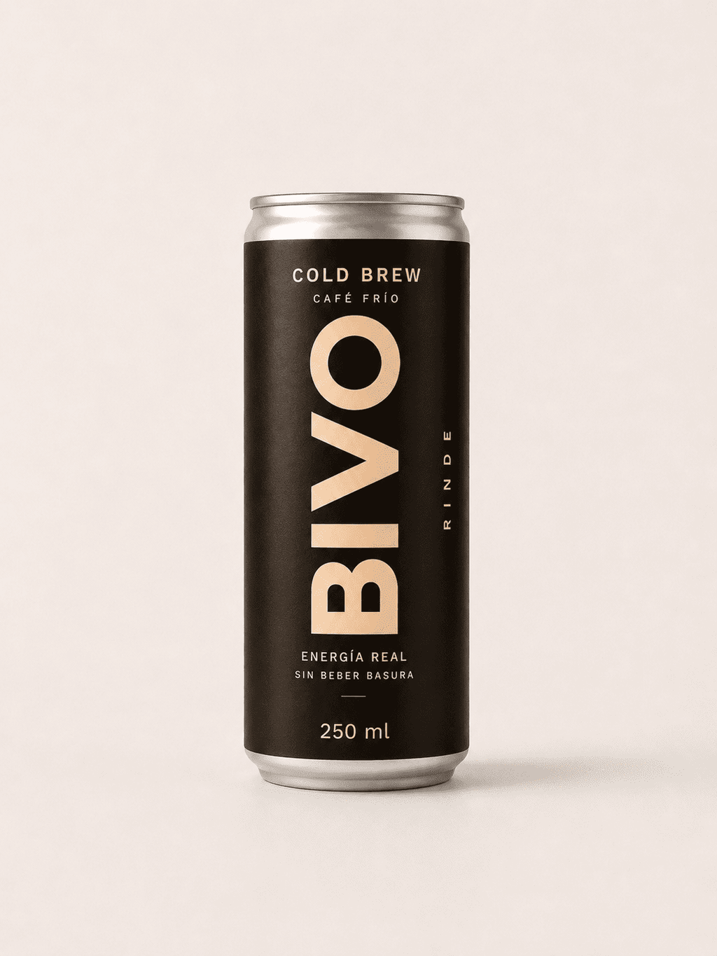 Lata de cold brew de BIVO de 250 ml