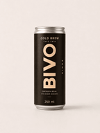 Lata de cold brew de BIVO de 250 ml