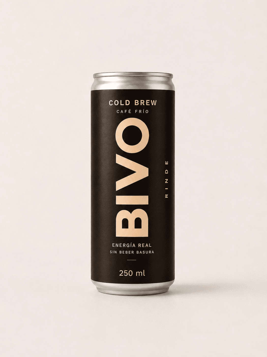 Lata de cold brew de BIVO de 250 ml